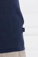 Ľanové polo tričko Fidolin | Regular Fit Joop! Jeans 	tmavomodrá	