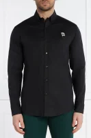 Košeľa | Regular Fit Karl Lagerfeld 	čierna	