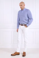 Ľanová košeľa | Regular Fit Oscar Jacobson 	modrá	