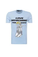 tričko Love Moschino 	svetlomodrá	