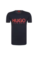 tričko dolive | regular fit HUGO 	tmavomodrá	