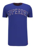 tričko varsity embossed | regular fit Superdry 	modrá	
