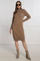 Vlnené šaty | s prímesou hodvábu Peserico 	hnedá	