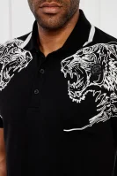 Polo tričko Tiger | Regular Fit Plein Sport 	čierna	