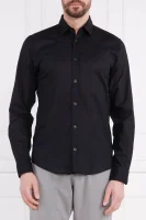 Ľanová košeľa Hanson | Regular Fit Joop! Jeans 	čierna	