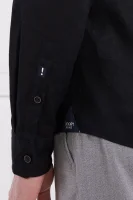 Ľanová košeľa Hanson | Regular Fit Joop! Jeans 	čierna	