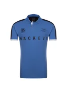 polo tričko aston martin racing | slim fit Hackett London 	modrá	
