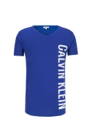 tričko raunded Calvin Klein Swimwear 	modrá	