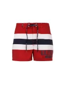 šortky kąpielowe multi stripe Hilfiger Denim 	červená	