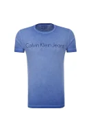 tričko raven CALVIN KLEIN JEANS 	modrá	