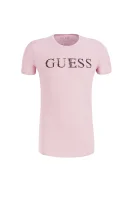 tričko glitch GUESS 	ružová	