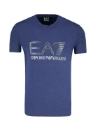 tričko | slim fit EA7 	tmavomodrá	