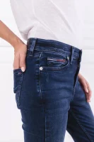 džínsy nora | skinny fit Tommy Jeans 	tmavomodrá	