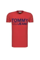 tričko tjm basic cn | slim fit Tommy Jeans 	červená	