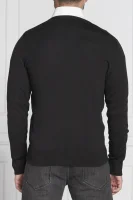 sveter core | regular fit | s prímesou hodvábu Tommy Hilfiger 	čierna	