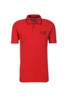 polo tričko EA7 	červená	