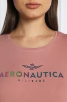 Tričko | Regular Fit Aeronautica Militare 	púdrovo ružová	