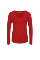 sveter tjw | regular fit | s prímesou vlny Tommy Jeans 	červená	