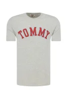 tričko | regular fit Tommy Jeans 	sivá	