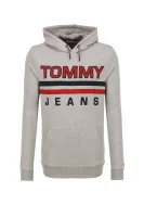 mikina Tommy Jeans 	sivá	