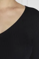 Hodvábny sveter | s prímesou kašmíru Emporio Armani 	tmavomodrá	