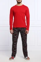 Pyžamo | Regular Fit Tommy Hilfiger 	červená	