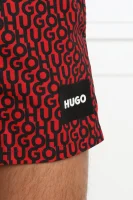 Šortky na plávanie JAGO | Regular Fit Hugo Bodywear 	červená	