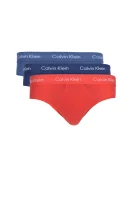 slipy 3-balenie Calvin Klein Underwear 	červená	