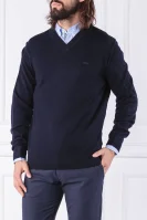 vlnený sveter | regular fit Lacoste 	tmavomodrá	