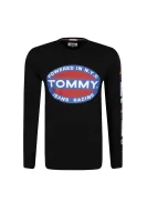 longsleeve power Tommy Jeans 	čierna	