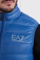 Páperový vesta | Regular Fit EA7 	modrá	