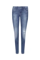 džínsy pixie | skinny fit | mid waist Pepe Jeans London 	modrá	