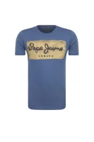 tričko charing | slim fit Pepe Jeans London 	modrá	