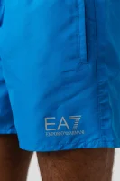 šortky plávanie | regular fit EA7 	modrá	