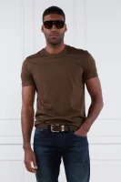 T-shirt Tessler | Slim Fit BOSS BLACK 	hnedá	