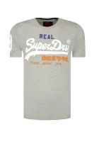 tričko vintage logo tri | slim fit Superdry 	sivá	