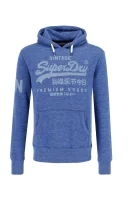 mikina premium goods hood | regular fit Superdry 	modrá	