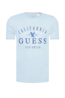 tričko | regular fit Guess 	svetlomodrá	
