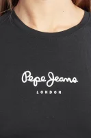 Tričko | Slim Fit Pepe Jeans London 	čierna	