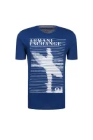 tričko | slim fit | pima Armani Exchange 	tmavomodrá	