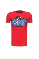tričko reworked classic Superdry 	červená	