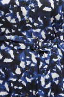 Šaty DOC Plus size | s prímesou ľanu Persona by Marina Rinaldi 	tmavomodrá	