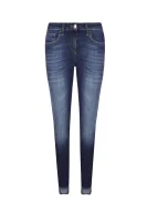 džínsy skinny Elisabetta Franchi 	modrá	