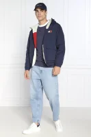 Obojstranná bunda SHERPA | Relaxed fit Tommy Jeans 	tmavomodrá	