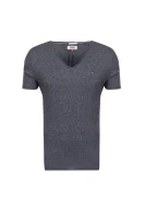 tričko thdm basic | slim fit Tommy Jeans 	sivá	
