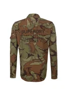 košeľa patch patrol Superdry 	khaki	