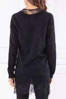 sveter + spodnička | regular fit TWINSET 	čierna	