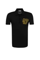 polo tričko Versace Collection 	čierna	