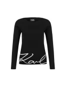 mikina karl signature Karl Lagerfeld 	čierna	