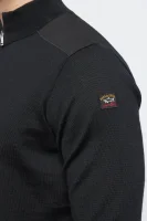 Vlnený sveter | Slim Fit Paul&Shark 	čierna	